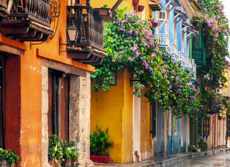 CALLE DEL CENTRO HISTORICO DE CARTAGENA