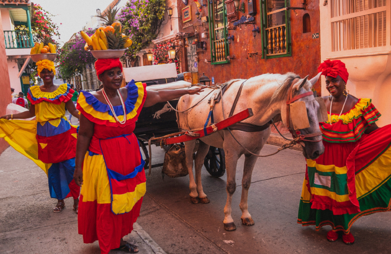 PALENQUERAS EN CARTAGENA